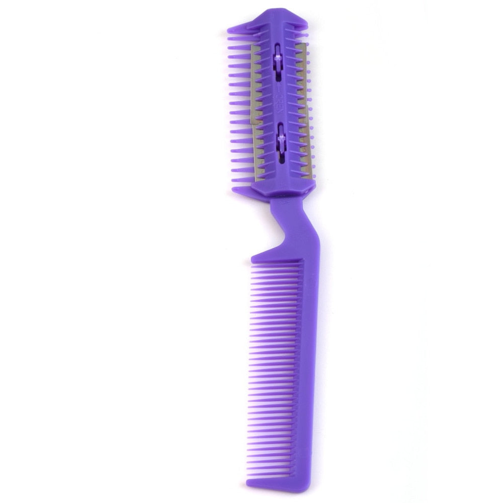 1 pcs Professional Hair Razor Comb Scissor Professional Home Thinning Trimmer Hairdressing Hot Sale - ebowsos