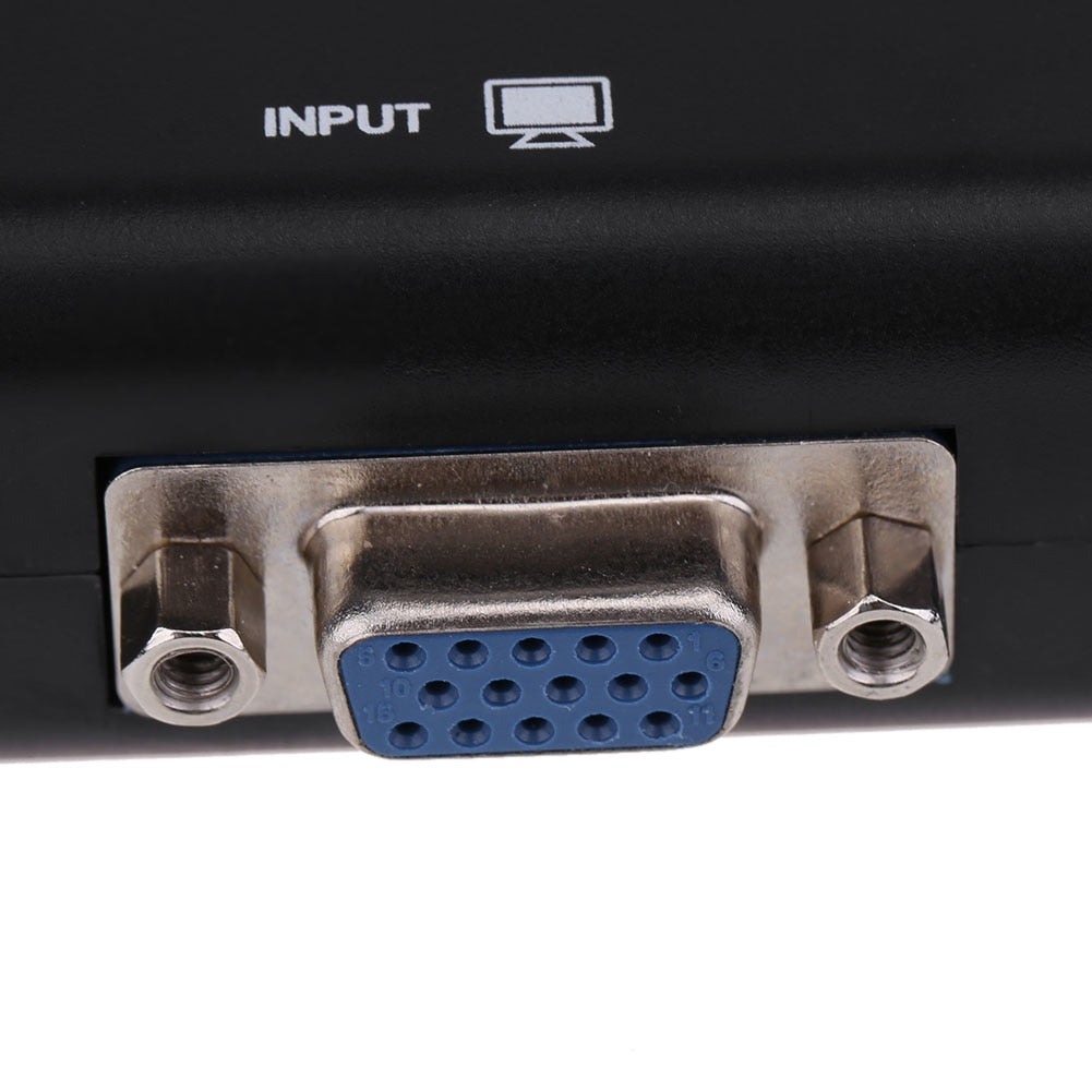 1 to 2 Ports VGA Splitter 15pin Duplicator 1-in-2-out 250MHz Device Cascadedable Boots Video Signals for PC RGU Allocation - ebowsos