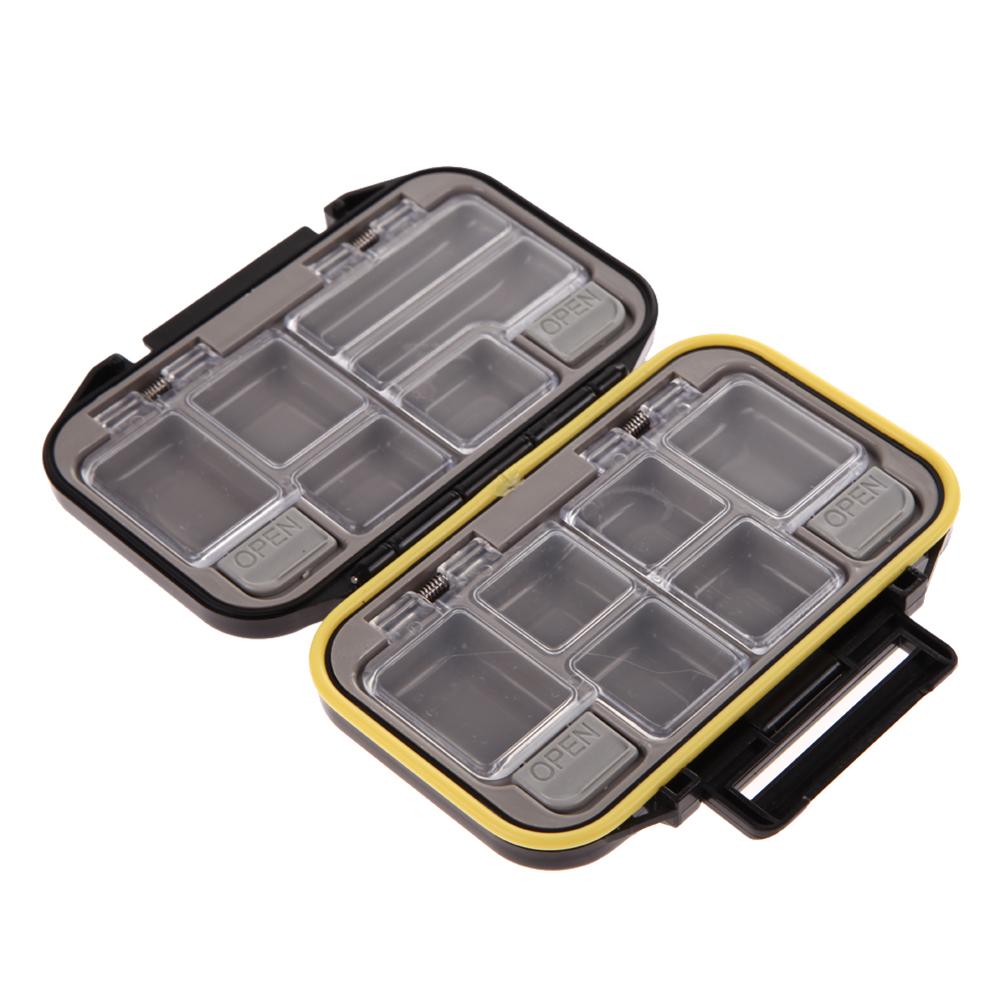 10-12 Compartments Fishing Box Waterproof Fishing Tackle Storage case Eco-Friendly Durable Fish Pocket box Accessories-ebowsos