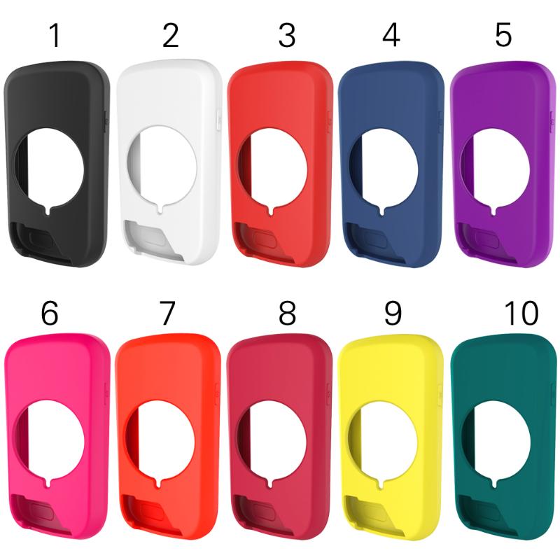10 Colors Silicone Case Soft Cycling Device Protector Cases Frame Skin Cover for Garmin Edge 1000 Cycling Computer - ebowsos
