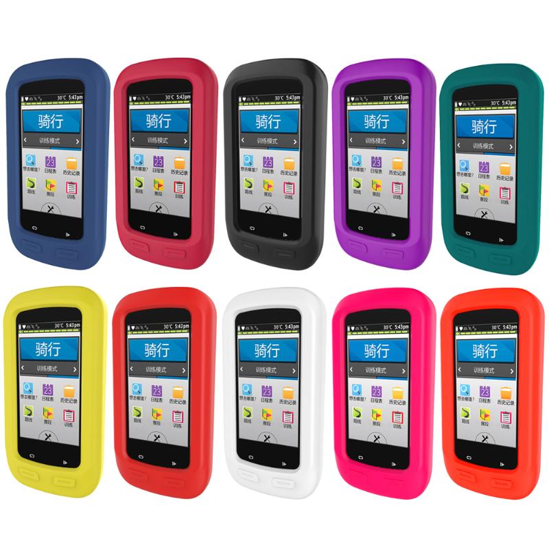 10 Colors Silicone Case Soft Cycling Device Protector Cases Frame Skin Cover for Garmin Edge 1000 Cycling Computer - ebowsos