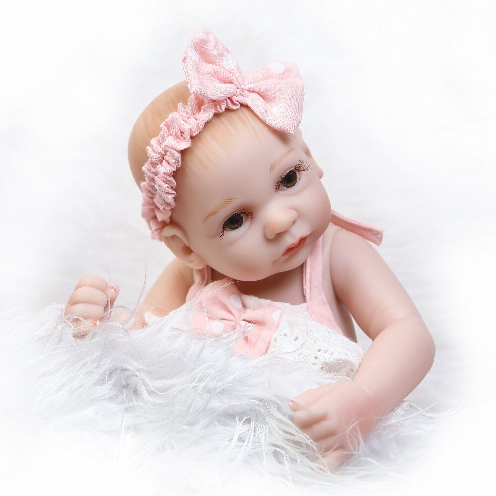 10 Inch 25cm Reborn Baby Boy/Girl Doll Simulation Newborn Doll Kids Toy Baby Doll Toy Baby Dolls Reborn Baby Dolls-ebowsos