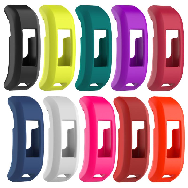 10 colors Smart Tracker Sleeve Protector Soft Rubber Protective Frame Case for Garmin Vivosmart HR Fitness Tracker - ebowsos