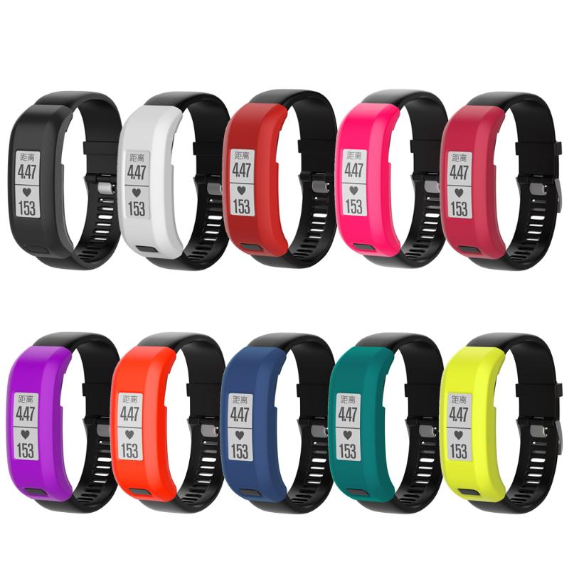10 colors Smart Tracker Sleeve Protector Soft Rubber Protective Frame Case for Garmin Vivosmart HR Fitness Tracker - ebowsos