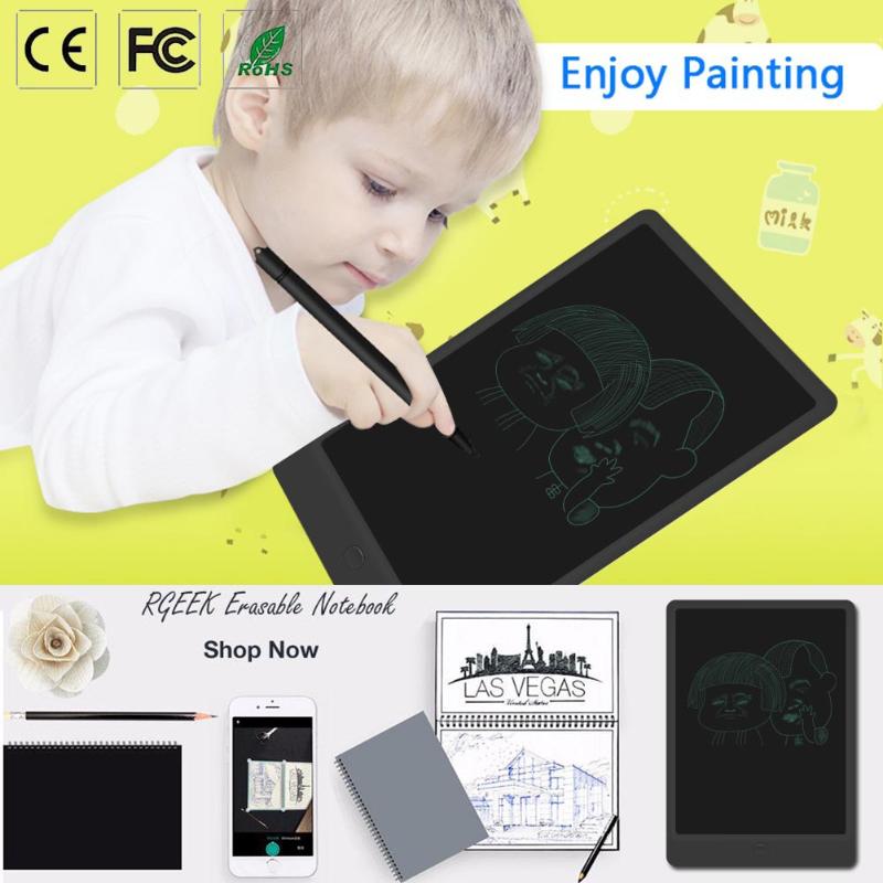 10 inch LCD Writing Tablet Drawing Board Paperless Digital Notepad Rewritten Pad for Draw Note Memo Children With Stylus Pen - ebowsos