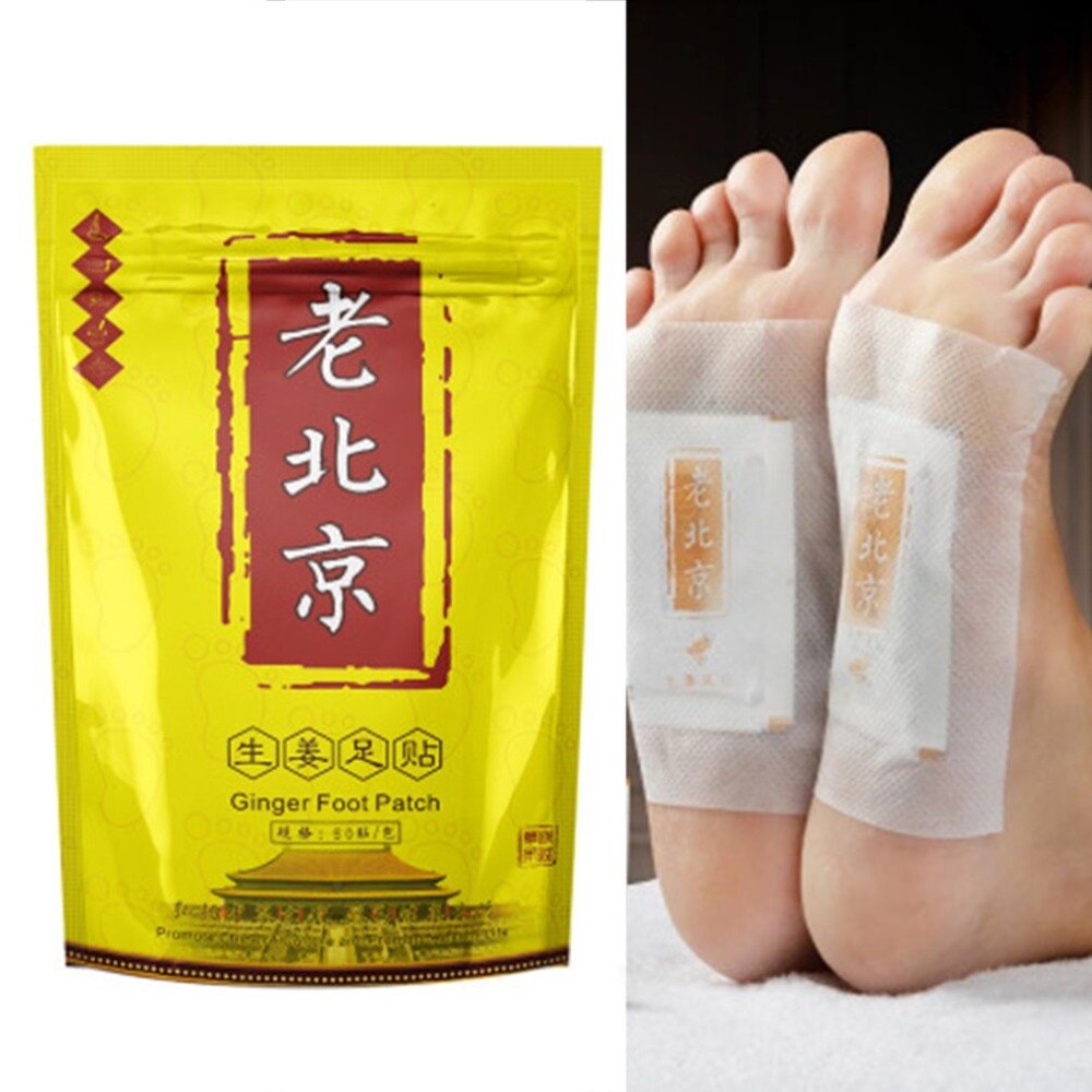 10 x Foot Patch Old Beijing Detox Foot Pads Health Foot Patch Feet Cleansing Herbal Adhesive - ebowsos
