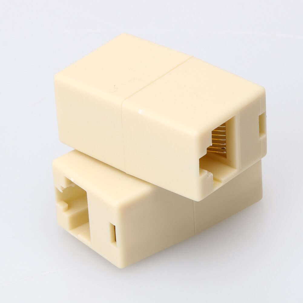100Pcs/Lot High Quality Newtwork Ethernet Lan Cable Joiner Coupler Connector RJ45 CAT 5 5E Extender Plug Network Cable Connector - ebowsos
