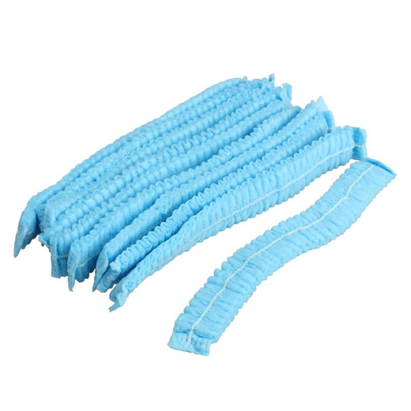 100Pcs Non-woven Disposable Shower Caps Pleated Anti Dust Hat Women Men Bath Caps for Spa Hair Salon Beauty Accessories Hot Sale - ebowsos