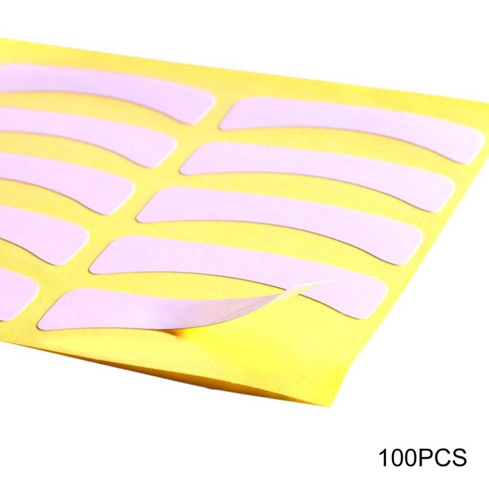 100Pcs Under Eye Pads Stickers For Eye Lash Paper Patches Tips Sticker Wraps Individual False Eyelashes Extensions Makeup Tool - ebowsos