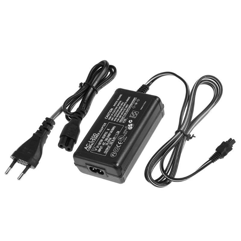 100V-240V AC Power Adapter Camcorder Charger  8.4V 1.5-1.7A fast charging adaptor for Sony AC-L200 L25B Camera EU/US plug - ebowsos