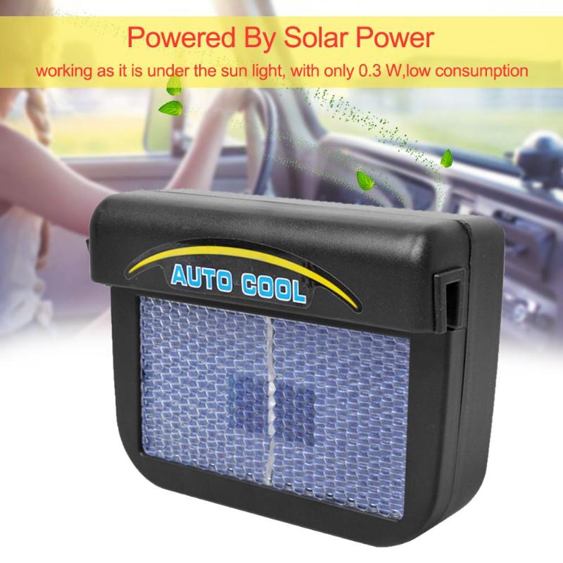 100mA 3V Solar 0.3W 600rpm Powered Car Auto Window Air Vent Cooling Car Electrical Appliances Fans Ventilation Cooler Radiator - ebowsos
