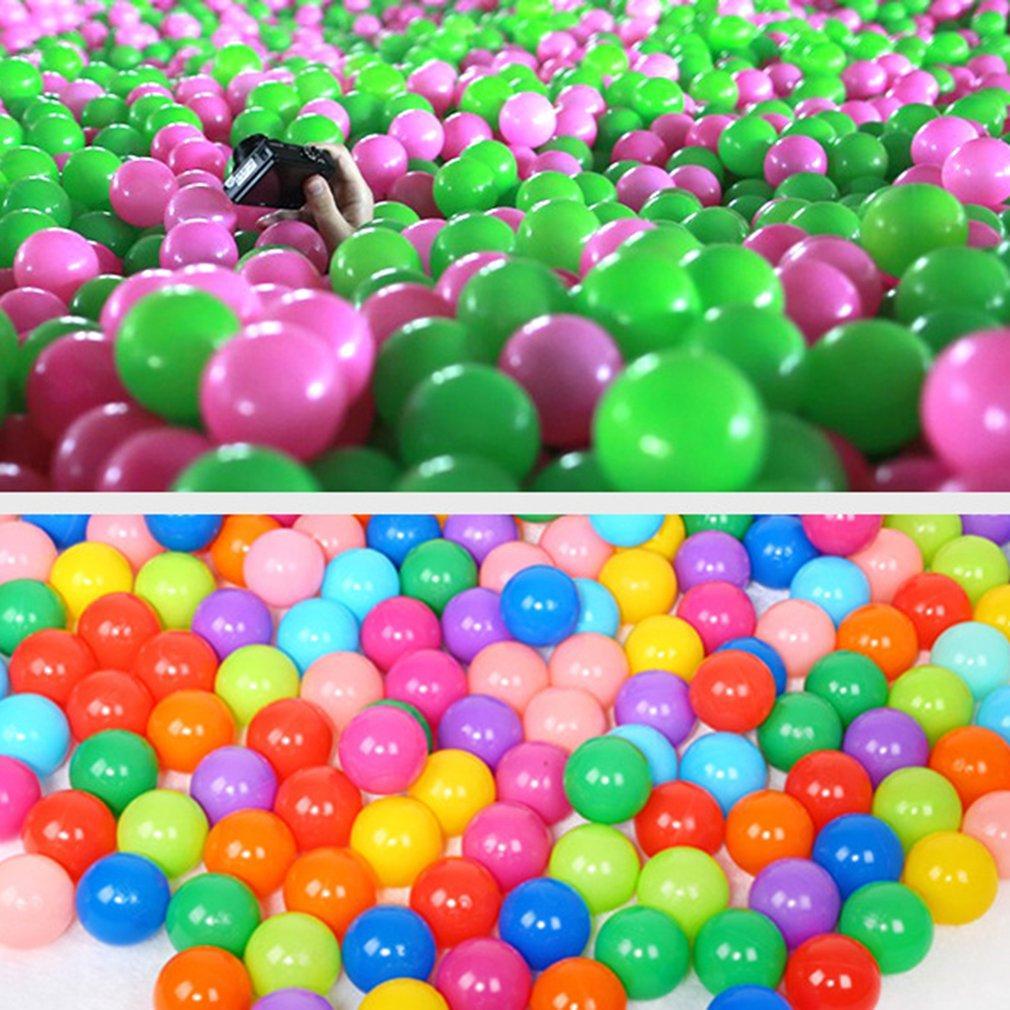 100pc Multicolor Toy Ball Swimming Pool Ball Non-toxic For Children Play Best-ebowsos