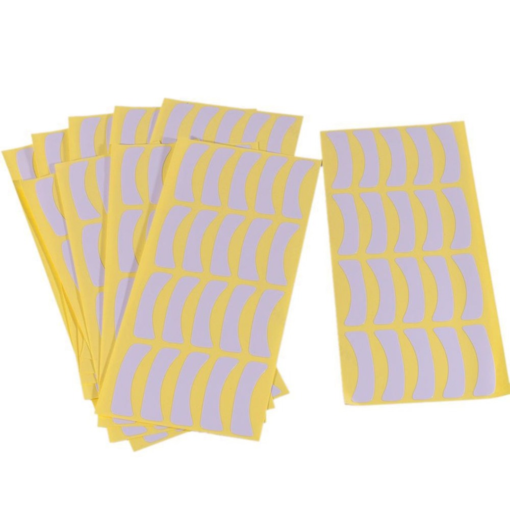 100pcs Under Eye Pads Paper Patches Eyelash Extension Patches Eye Tips Sticker Wraps False Eyelashes Extensions Makeup Tool New - ebowsos