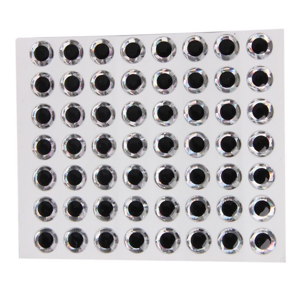 100pcs/set Fish Eyes 3D Fishing Lure Eyes Mixed Color Fly Tying Material Holographic Eye DIY Fishing Accessories Sticker-ebowsos