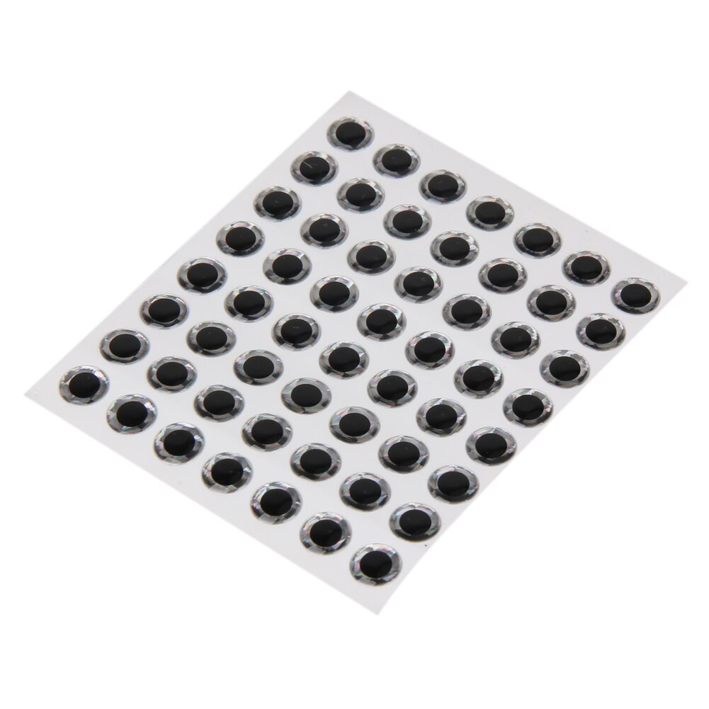 100pcs/set Fish Eyes 3D Fishing Lure Eyes Mixed Color Fly Tying Material Holographic Eye DIY Fishing Accessories Sticker-ebowsos