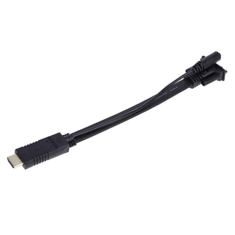 1080P HDMI Male to VGA Female 3.5mm audio Digital to Analog Video Converter with Cable for HDTV monitors projectors - ebowsos