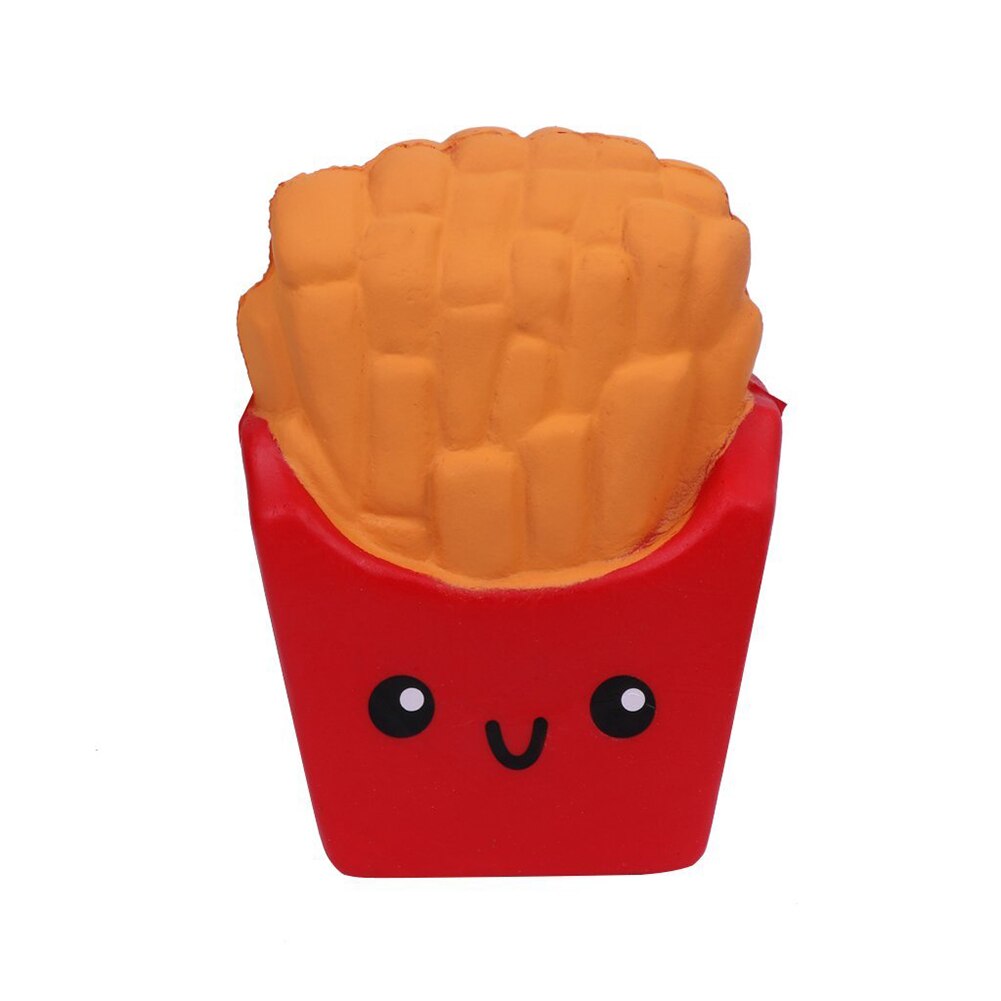 10CM Soft Squeeze Squeeze Cute French Fries Cream Scented Squeeze 6 Seconds Slow Rising Decompression Antistress Fidget Toys-ebowsos