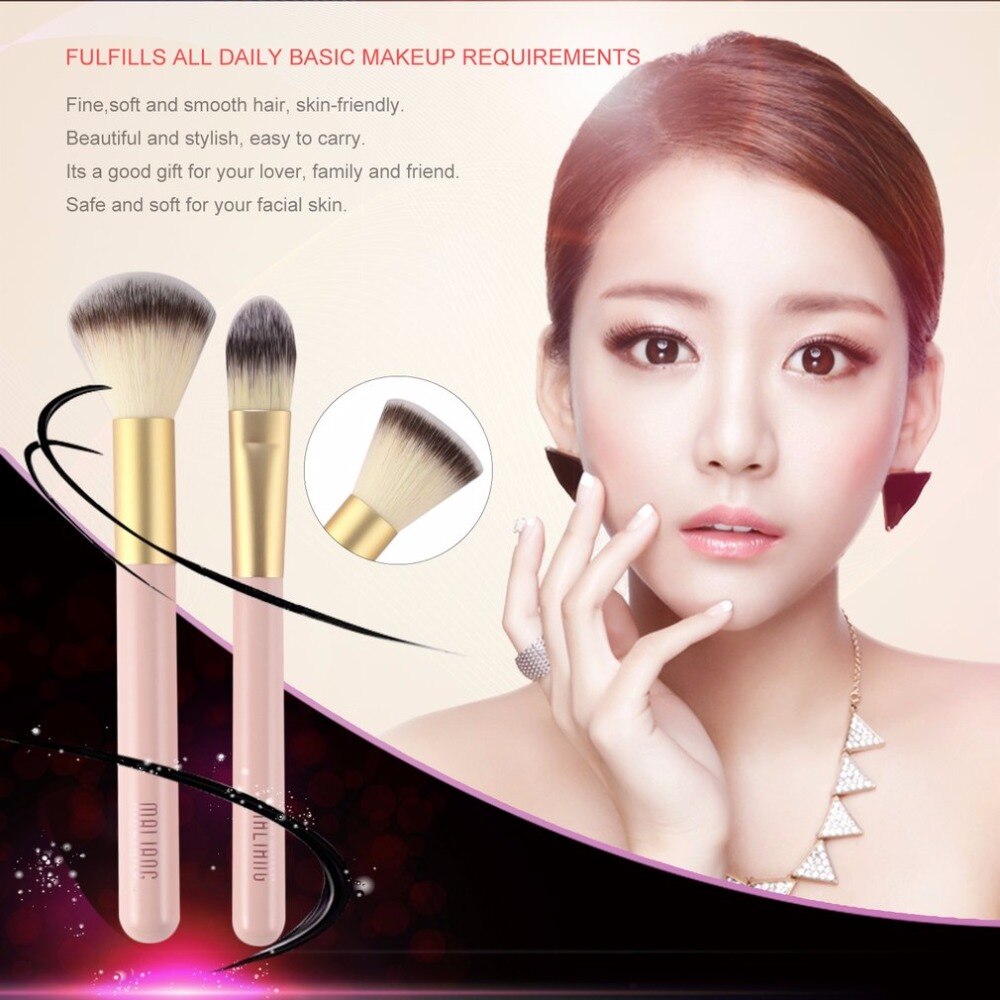 10PCS Professional Pink Makeup Brushes Set Powder Foundation Eyeshadow Eyeliner Brush Beauty Cosmetics Make Up Brushes Tool Kit - ebowsos