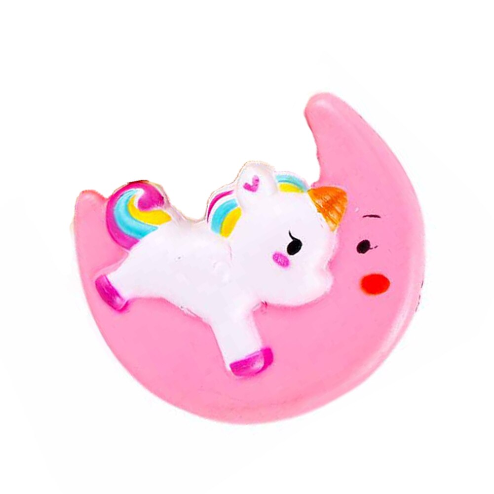 10cm Squeeze Cute Moon Horse Toy Scented Cream Slow Rising Decompression Antistress Squeeze Toy Wall Windows Decoration-ebowsos