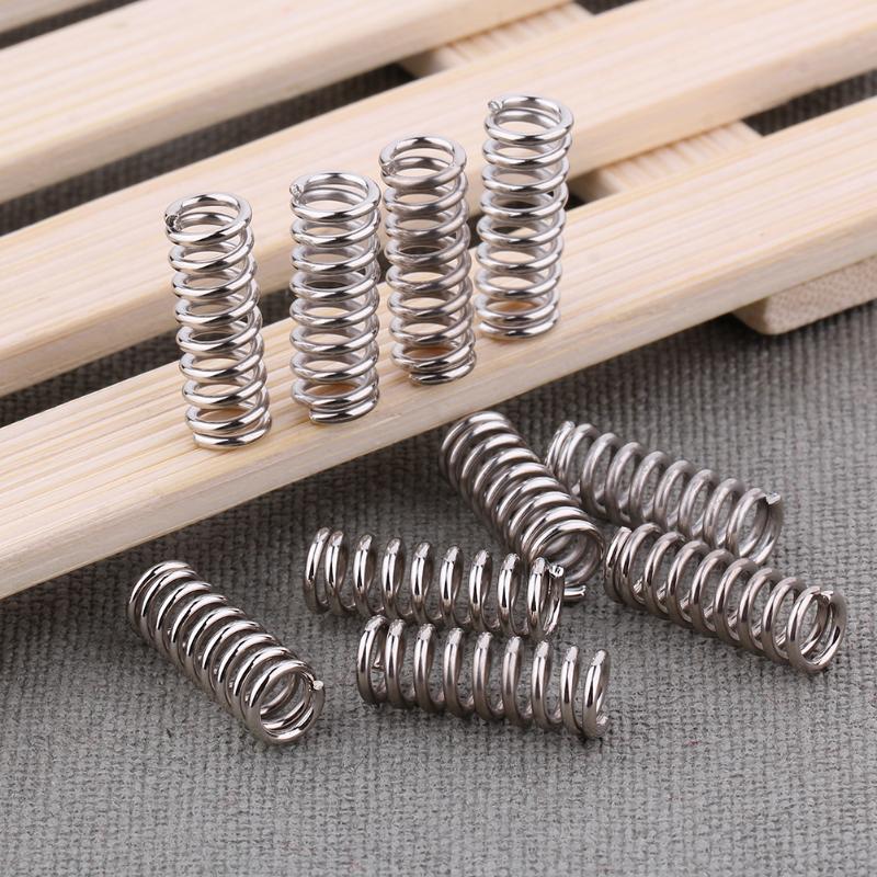 10pcs 3D Printer Accessory Extruder Strong Nickelplated Spring Carbon Steel Spring 9 Laps for Ultimaker Makerbot - ebowsos