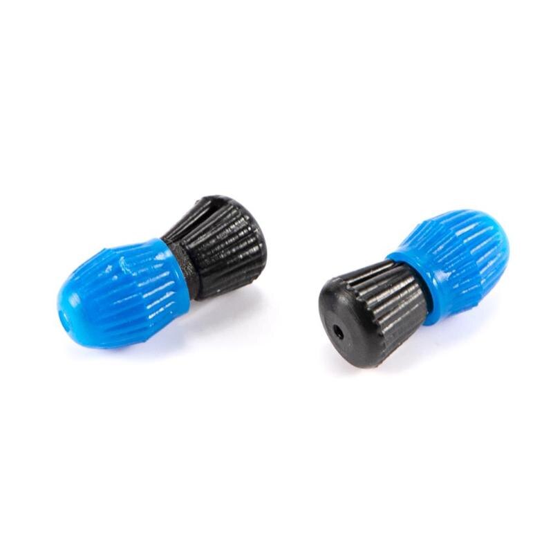 10pcs Float Black Blue Stopper Fishing Bobber Stopper Float Space Bean Fishing Line Tackle Accessories-ebowsos
