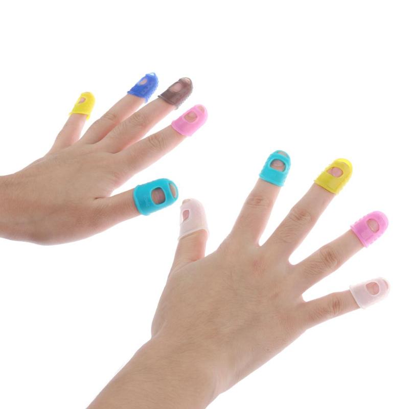 10pcs Insulation Finger Sleeve Silicone Finger Protective Case Cover Cot for 3D Printing Pen Finger Sleeve Insulated Finger Cot - ebowsos