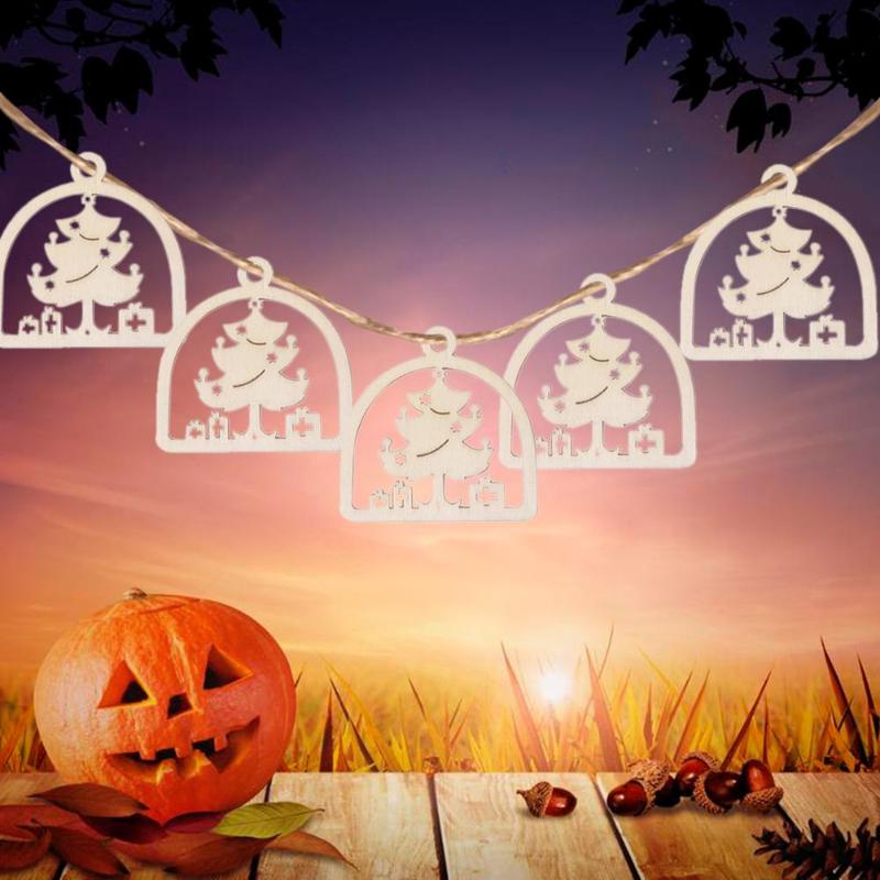 10pcs Wooden Xmas Hollow Bell Hanging Pendant Scrapbook Household Log Colour Beautiful Personality Party Festival Decor - ebowsos