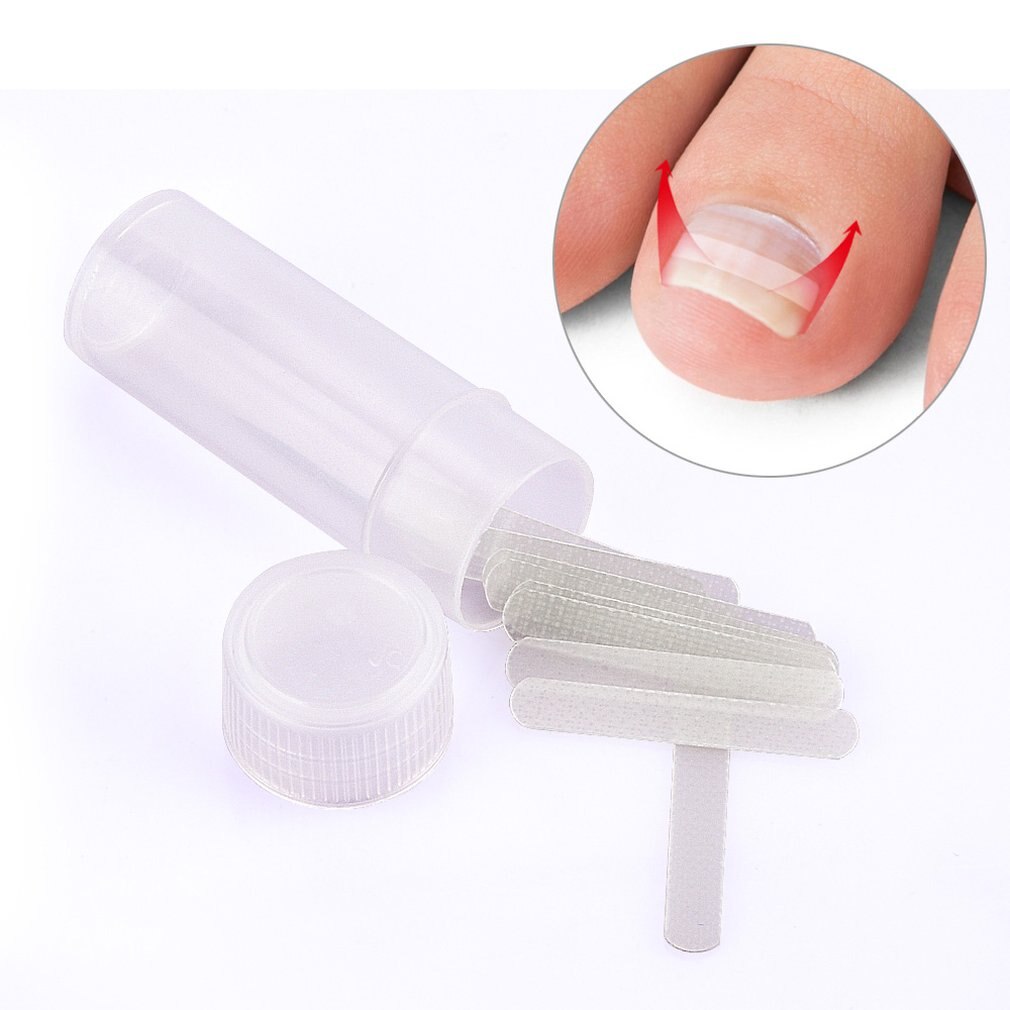 10pcs/box Ingrown Toenail Correction Straightening Clip Toe Nail Sticker Patch Correction Pedicure Foot Care Tool - ebowsos