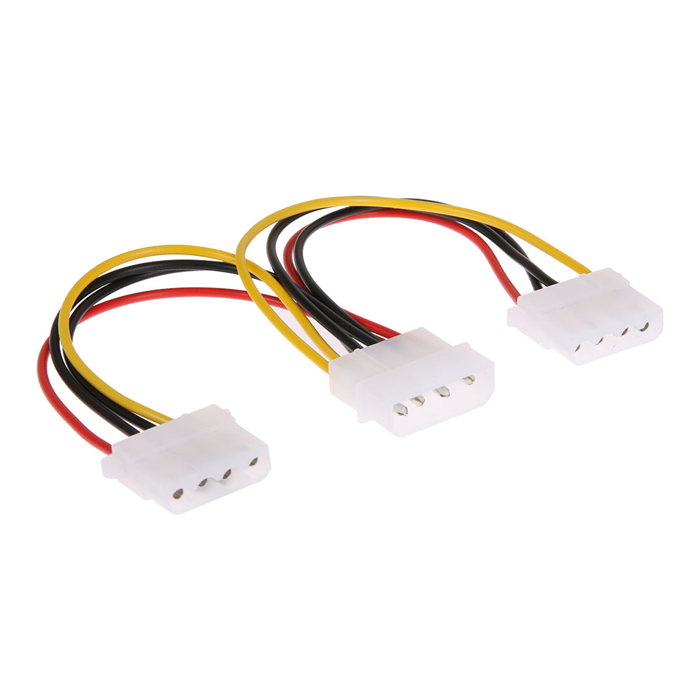 10pcs/lot 4Pin Female Power Supply Splitter Adapter Cable Computer Power Cable Connector for Motherboard Hard Disk - ebowsos