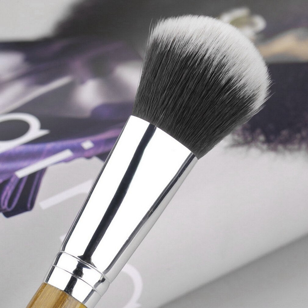11 pcs Professional Make Up Tools Pincel Maquiagem Wood Handle Makeup Cosmetic Eyeshadow Foundation Concealer Brush Set Kit - ebowsos