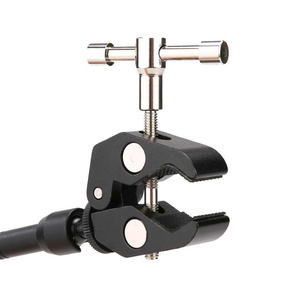 11inch Adjustable Friction Articulating Magic Arm + Super Clamp For DSLR LCD Monitor LED Light Camera Accessories - ebowsos