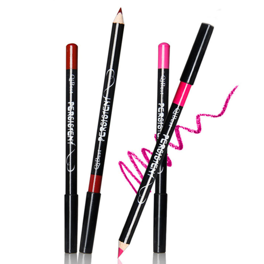 12 Color Makeup Lip Liner Pencil Lipstick Waterproof Long Lasting Brow Lip Pen Smooth Lips Cosmetic Lipliner Pencil Easy to Wear - ebowsos
