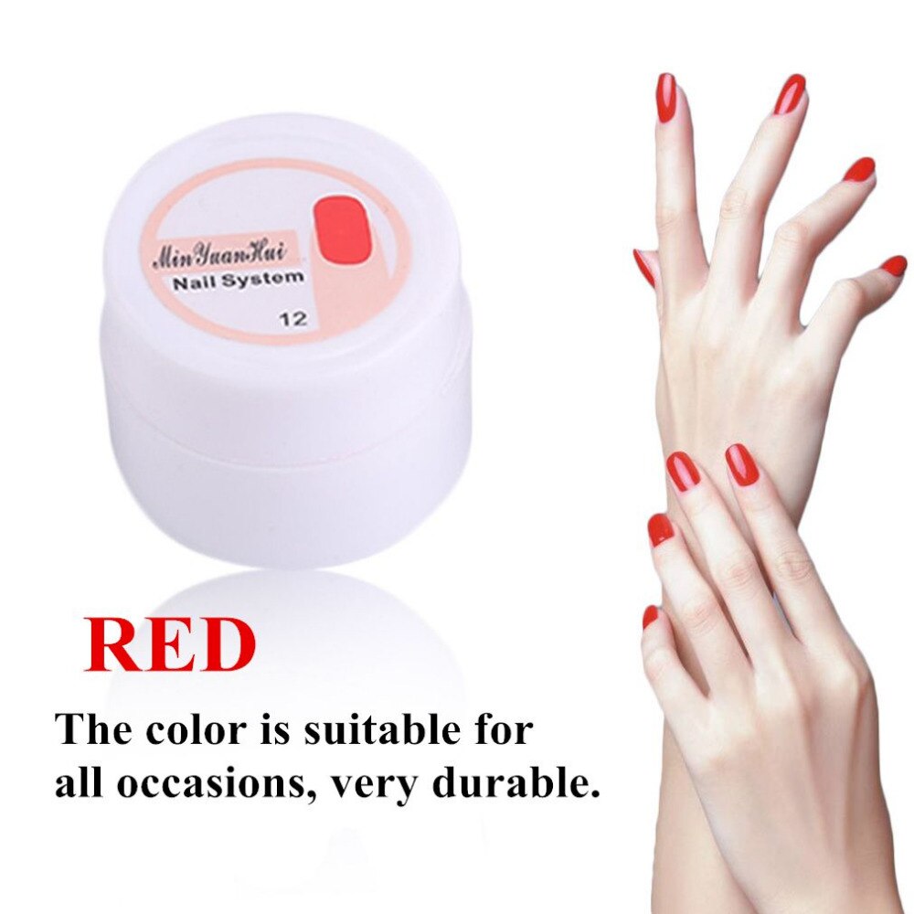 12 Colors/Set Women Special 5ML Nail Art UV Gel Charming Lady Nail Polish Gel Personal Beauty Nail Manicure Set Hot Sale - ebowsos