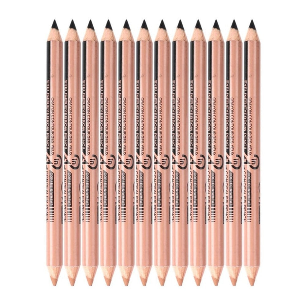 12PCS/SET Eye Makeup Liquid Highlighter Eyeliner Pen Pencil Make Up Waterproof Eye Liner Pen Beauty Cosmetic Tool - ebowsos