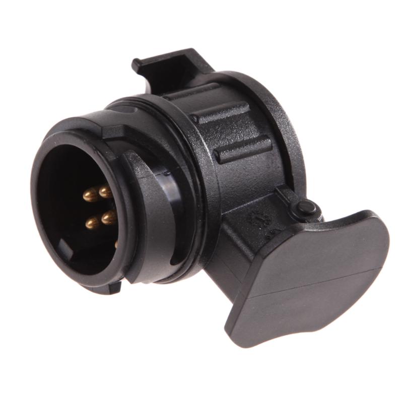 12V 13 To 7 Pins Plug Trailer Connector Adapter Converter Truck Trailer Connector Standard Round Hole Trailer Plug Truck Cable - ebowsos