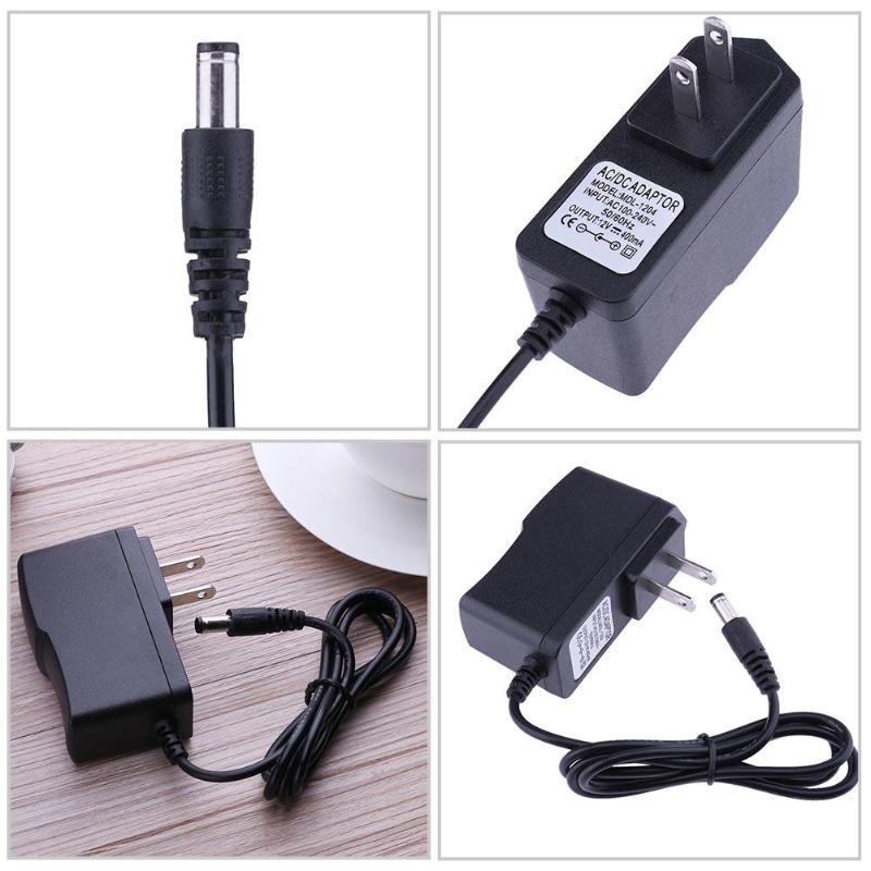 12V 400mA Power Adapter AC to DC Converter Adapter Charger Power Adapter Converter 5.5*2.5mm for Wireless Microphone - ebowsos
