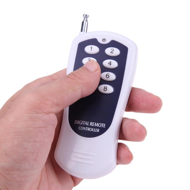 12V 8 CH channel RF Wireless Remote Control Switch & Remote Control System Receiver Transmitter 315MHz 8CH Relay NC NO COM - ebowsos