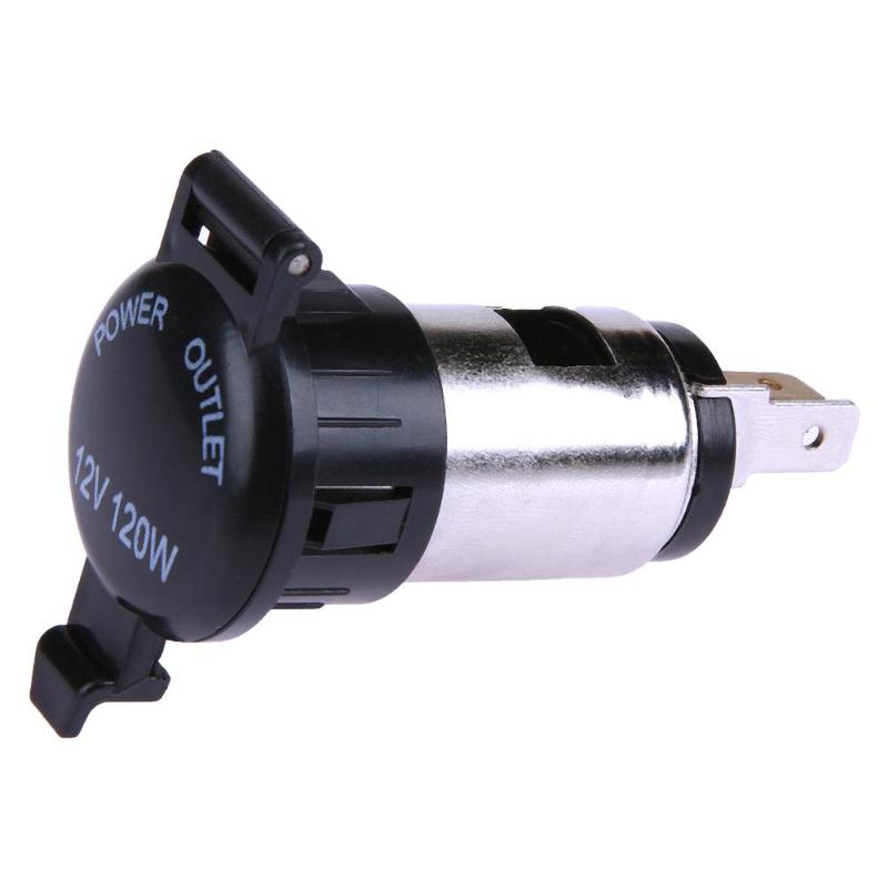 12V Waterproof Car Auto Motorcycle Cigarette Lighter Power Plug Socket - ebowsos
