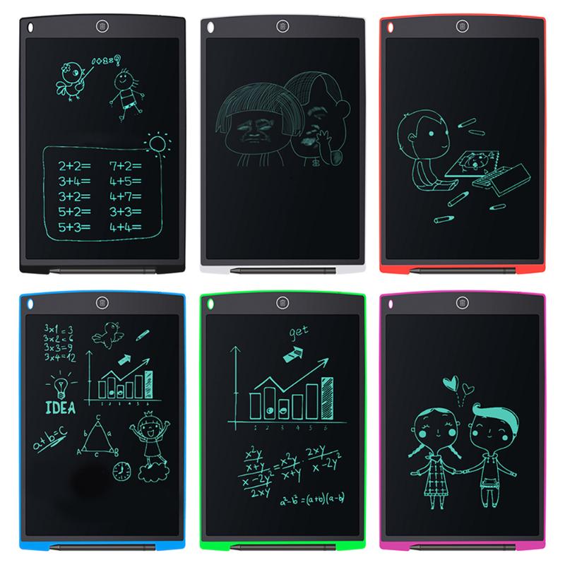 12in Digital LCD Writing Drawing Tablet Graffiti Board Handwriting Notepad Drawing Board for Draw Note Memo With Stylus Pen - ebowsos