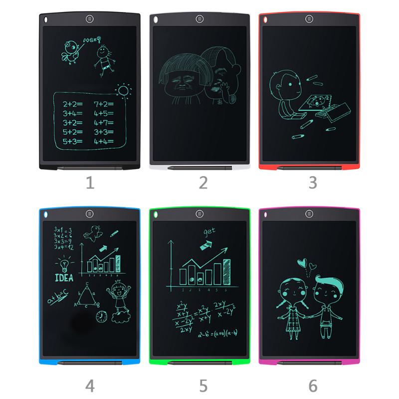 12in Digital LCD Writing Drawing Tablet Graffiti Board Handwriting Notepad Drawing Board for Draw Note Memo With Stylus Pen - ebowsos