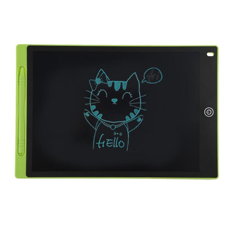 12inch Portable Digital LCD Drawing Tablet Writing Graphic Board Memo Notes Reminder Notepad with Stylus Pen With CR2016 Battery - ebowsos