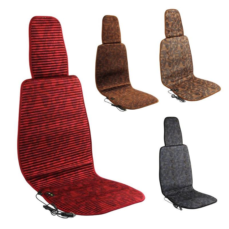 12v Car Electric Heated Cushion Auto Supplies Heated Pad Car Heating Pad Winter Thermal Seatpad Interface Car Heating Seat Cover - ebowsos