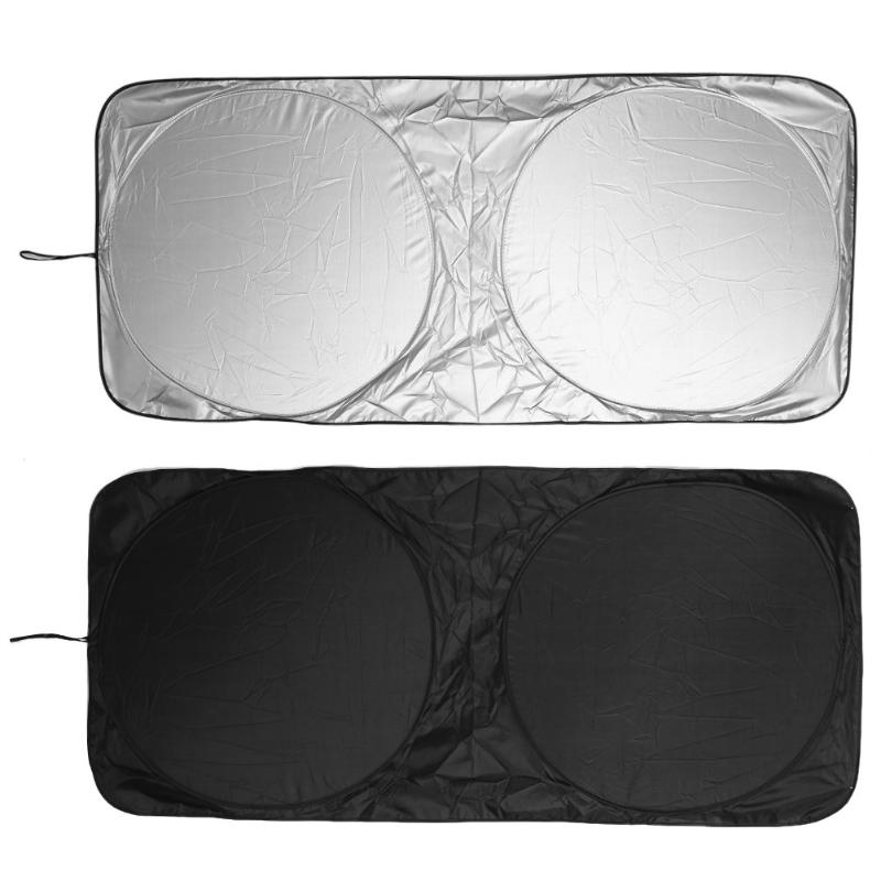 150 x 70cm Car Sunshade Front Rear Window Film Windshield Visor Cover UV Protect Reflector Car-styling Sun Block Sunshade Cover - ebowsos