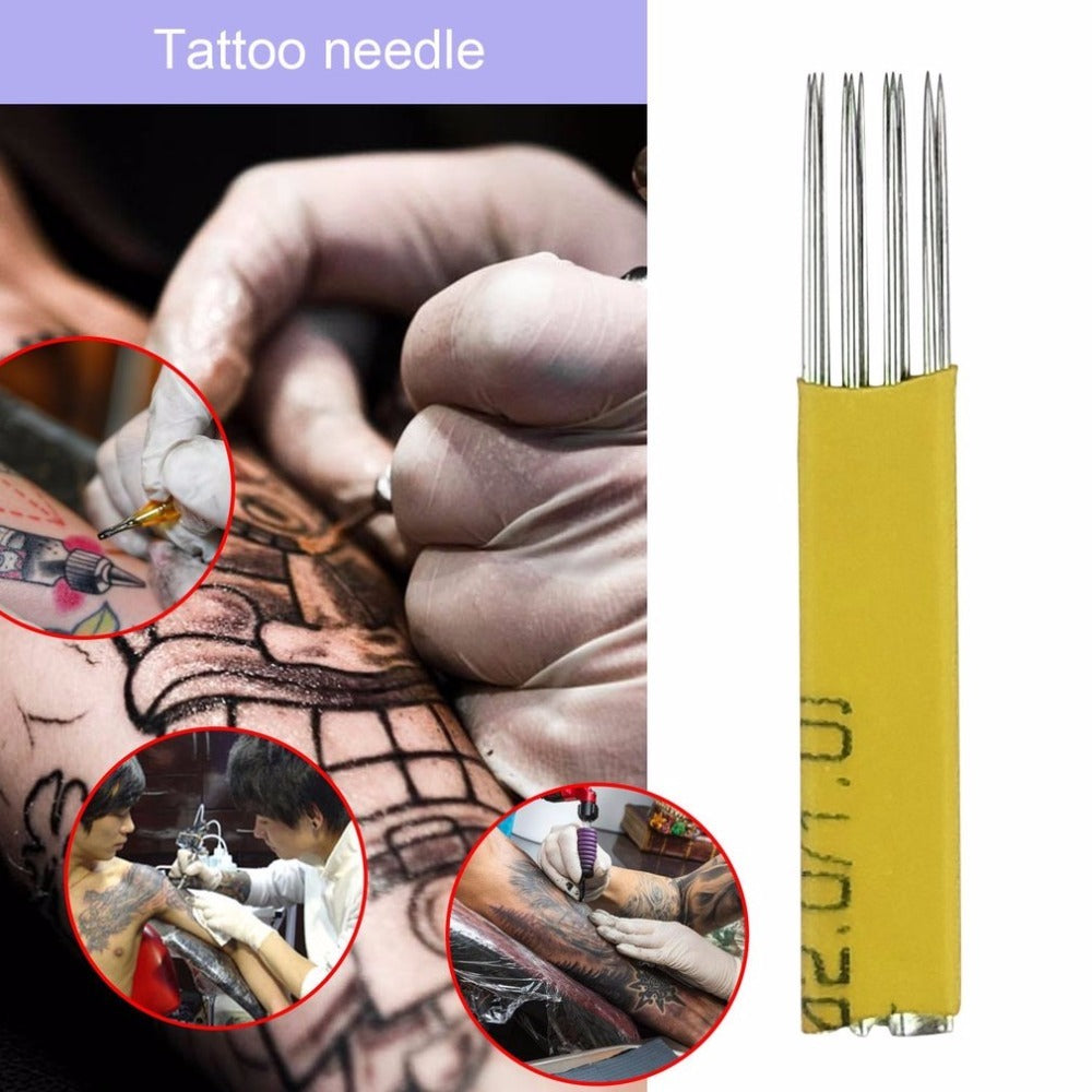 18 Pins 3D Permanent Makeup Eyebrow Tattoo Needles Disposable Manul Blade Pins Tattoo Needles Accessories body artist skin care - ebowsos