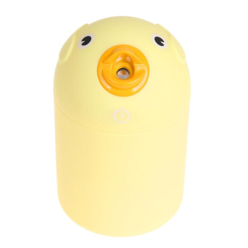 180ML Humidifier Cute Duck Air Humidifier Humidificador Mist Maker Air Freshener Atomizer Aroma Diffuser for Home High Quality - ebowsos