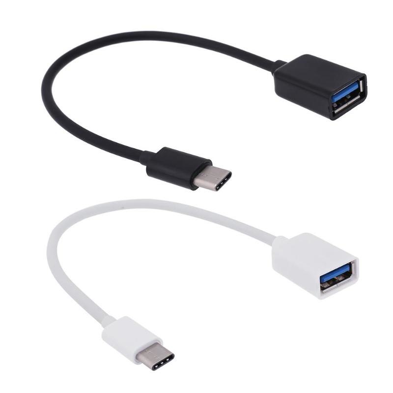 18cm High Speed OTG Type-C Cable USB 3.1 Male To USB 3.0 Female Data Cable Adapter Power Supply Charging Cord Wire Line - ebowsos
