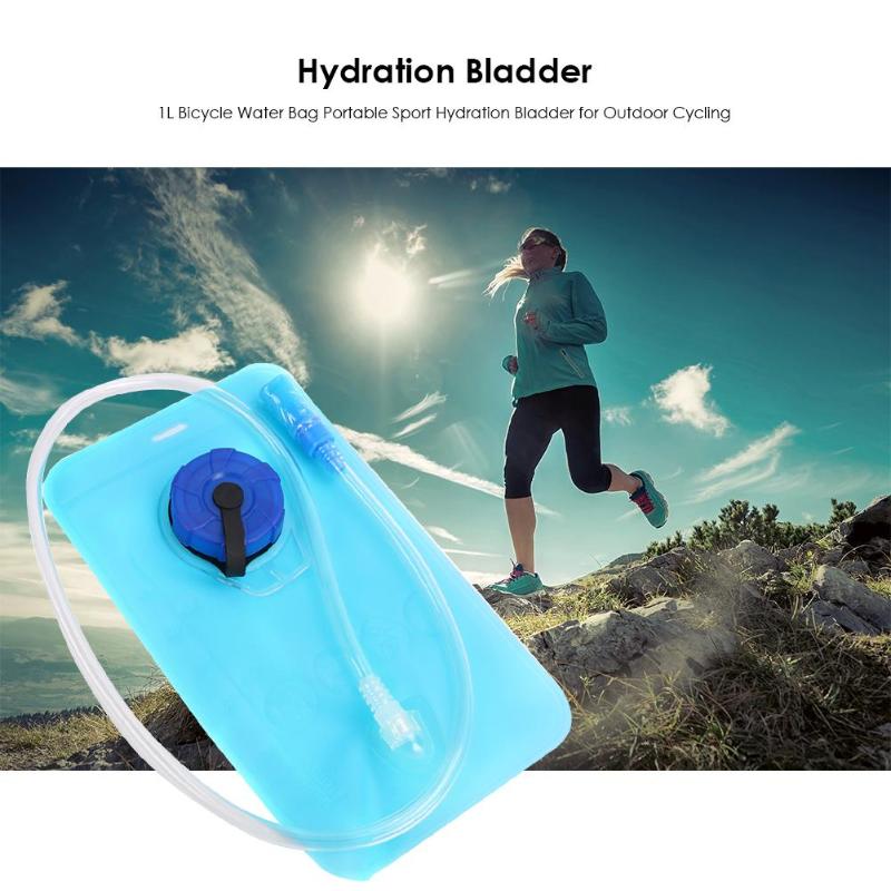 1L Bicycle Water Bag Portable Sport Hydration Bladder for Outdoor Cycling ports Water Bag Bladder Hydration Camping Hiking-ebowsos