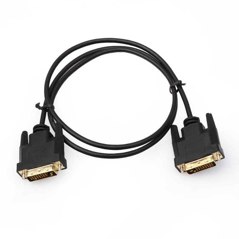 1M 1.8M 3M 5M Digital Monitor DVI D to DVI-D Gold Male 24+1 Pin Dual Link TV Cable  For TFT Monitor FW1S - ebowsos
