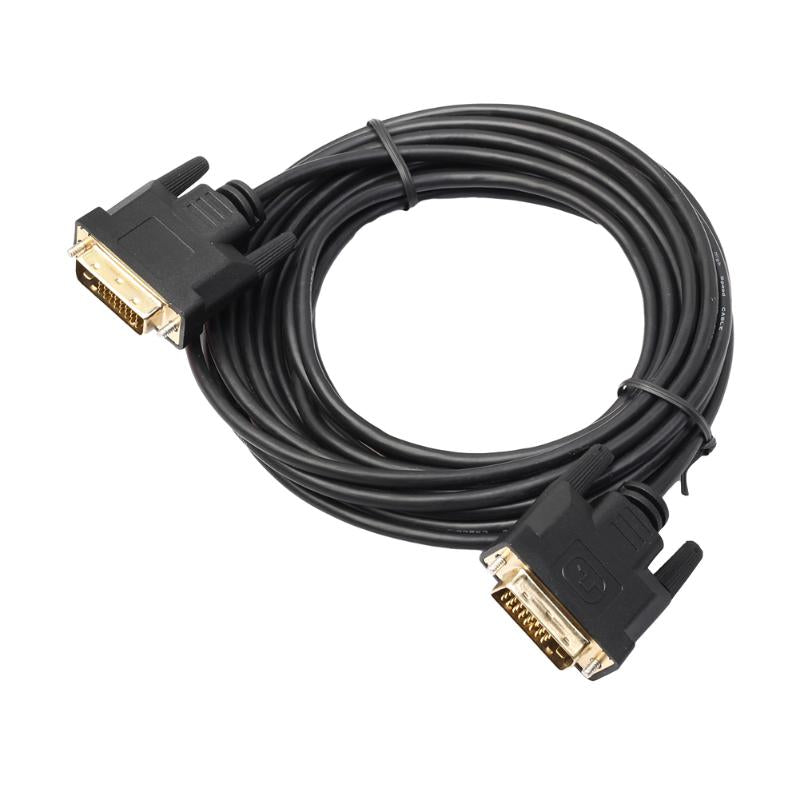 1M 1.8M 3M 5M Digital Monitor DVI D to DVI-D Gold Male 24+1 Pin Dual Link TV Cable  For TFT Monitor FW1S - ebowsos