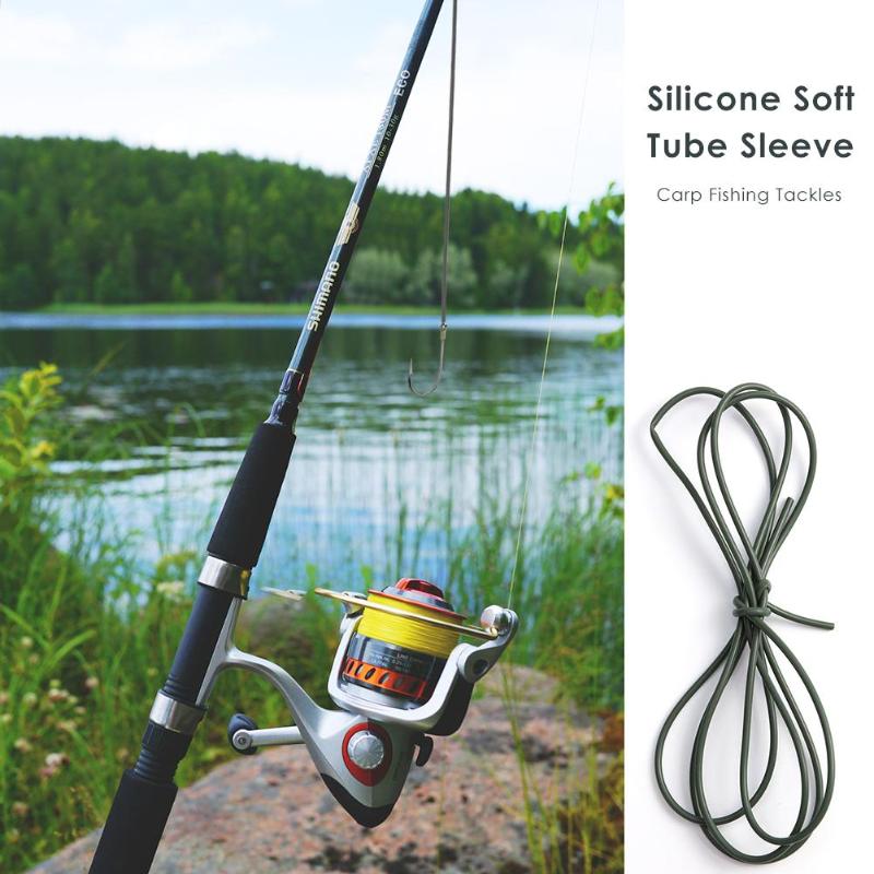 1M DIY Silicone Soft Rigs Tube Sleeve for Carp Fishing Tackles Accessories-ebowsos